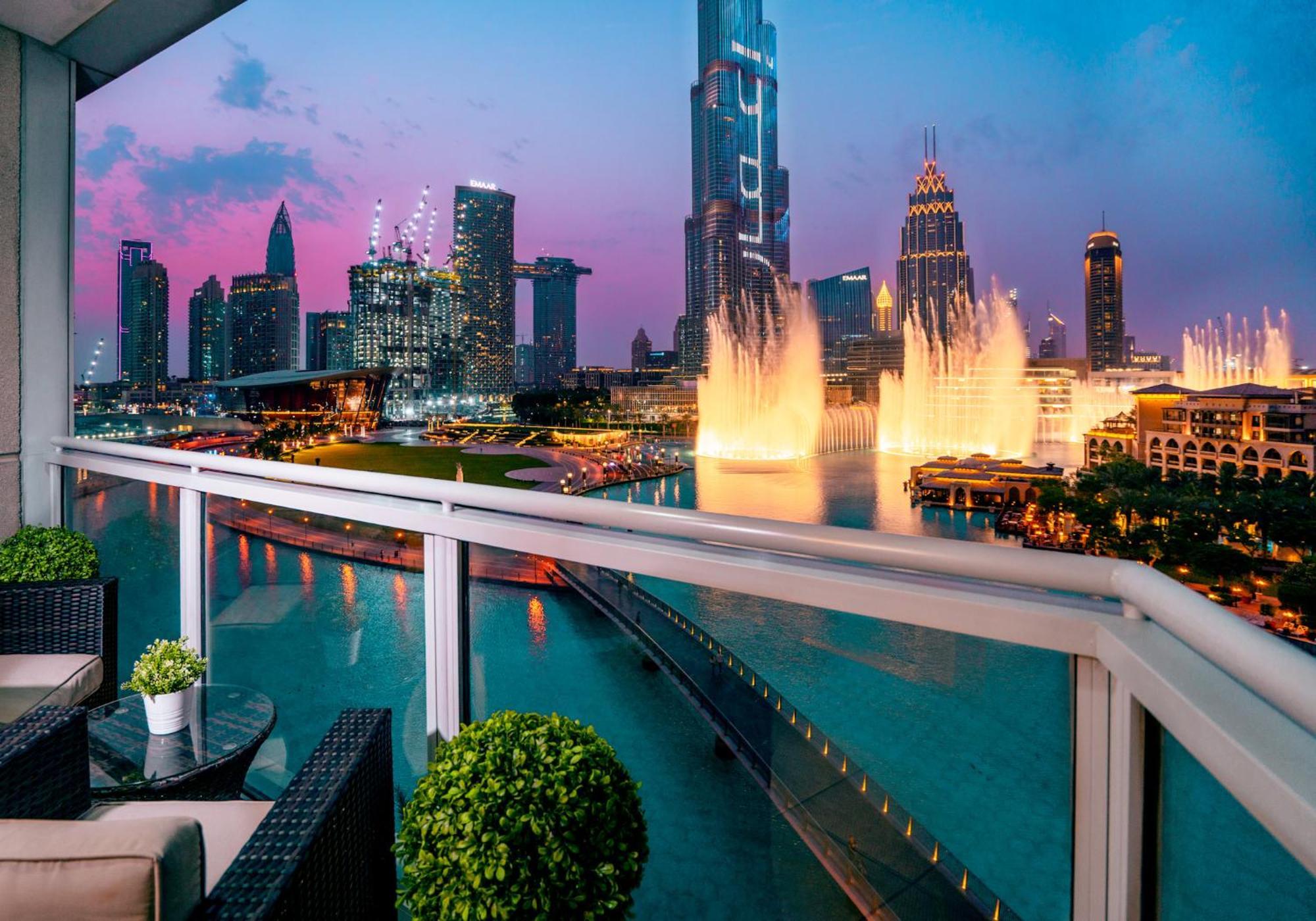 Elite Royal Apartment - Full Burj Khalifa & Fountain View - Opal - 2 Bedrooms Plus 1 Open Bedroom Without Partition ドバイ エクステリア 写真