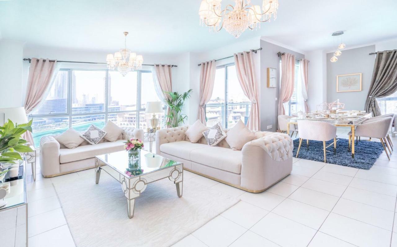 Elite Royal Apartment - Full Burj Khalifa & Fountain View - Opal - 2 Bedrooms Plus 1 Open Bedroom Without Partition ドバイ エクステリア 写真